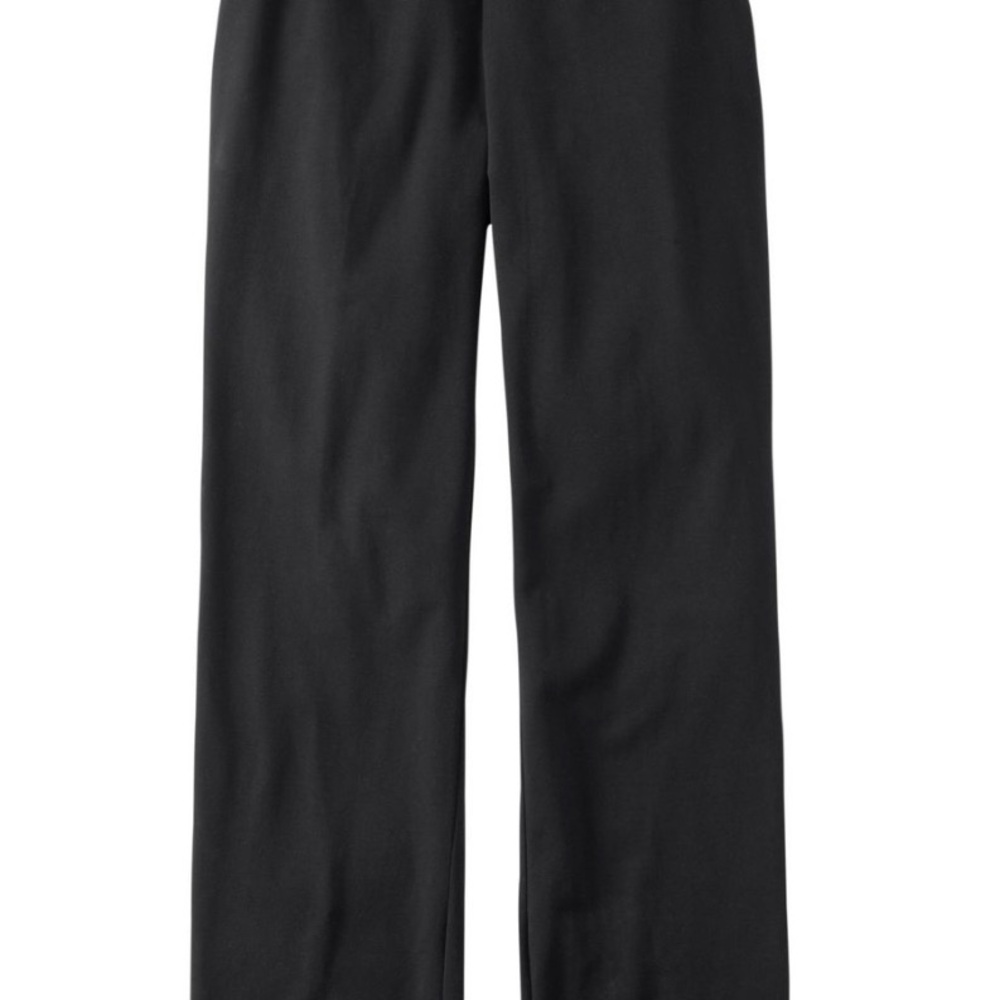 L.L. Bean Perfect Fit Straight Leg Pant | Black | XLP | NWT